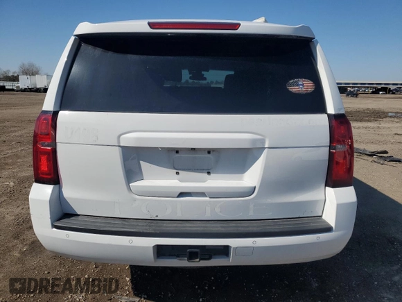 2015 Chevrolet Tahoe Commercial with VIN 1GNLC2EC2FR571987, listed as a Copart auction lot 45346895 with 106,708 mi miles and Salvage title. Bid and sale history available at DreamBid. Image 6.