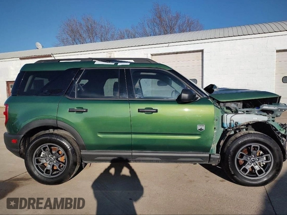 2023 Ford Bronco Sport Big Bend with VIN 3FMCR9B65PRE28791, listed as a IAAI auction lot 42574516 with 2,631 mi miles and . Bid and sale history available at DreamBid. Image 6.