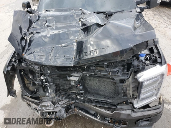 2024 Ford Super Duty F-250 SRW XL with VIN 1FT8W2BT9REE45485, listed as a Copart auction lot 49457685 with 21,713 mi miles and Salvage Title. Bid and sale history available at carsss.com. Image 11.