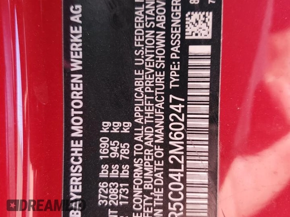 2020 MINI Hardtop Cooper S z VIN WMWXR5C04L2M60247, wystawiony jako Copart lot #70991934 z przebiegiem 37 940 mil mil oraz Szkoda całkowita • Salvage title. Historia ofert i sprzedaży dostępna na DreamBid. Obrazek 12.