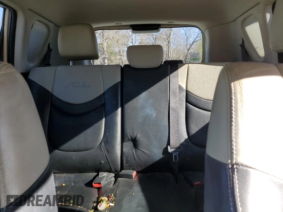 2011 Kia Soul + with VIN KNDJT2A24B7729586, listed as a Copart auction lot 49347235 with 118,605 mi miles and Salvage Title. Bid and sale history available at carsss.com. Image 10.