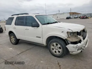 2008 Ford Explorer XLT with VIN 1FMEU63E08UA33875, listed as a Copart auction lot 54851655 with 166,968 mi miles and Salvage title. Bid and sale history available at DreamBid. Image 4.