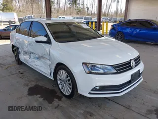 2016 Volkswagen Jetta Sedan 1.8T SEL with VIN 3VWL17AJXGM394038, listed as a IAAI auction lot 41754720 with 181,868 mi miles. Bid and sale history available at carsss.com. Image 1.