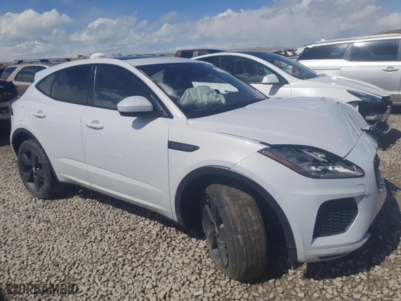 2020 Jaguar E-PACE Checkered Flag Edition with VIN SADF12FX9L1Z77535, listed as a Copart auction lot 51498305 with 0 mi miles and Clean Title. Bid and sale history available at carsss.com. Image 4.