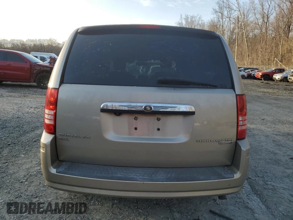 2009 Chrysler Town & Country Touring with VIN 2A8HR54X49R653052, listed as a Copart auction lot 48133155 with 151,527 mi miles and Salvage Title. Bid and sale history available at DreamBid. Image 6.