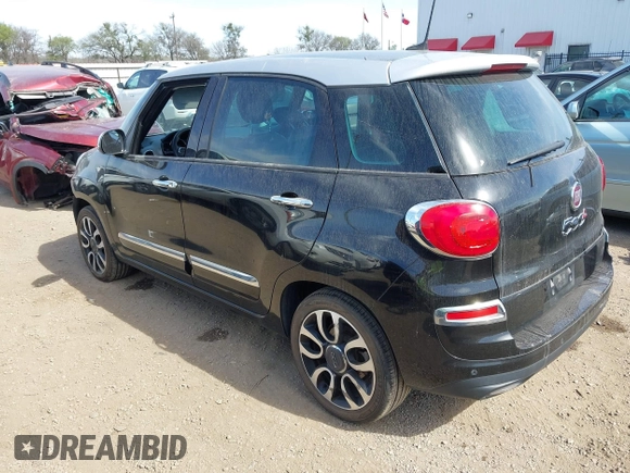 2019 FIAT 500L with VIN ZFBNFACH0KZ042150, listed as a IAAI auction lot 41740513 with 59,550 mi miles and . Bid and sale history available at DreamBid. Image 3.