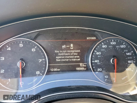 2013 Audi A6 Premium Plus with VIN WAUDFAFC5DN063589, listed as a Copart auction lot 66047015 with 108,569 mi miles and Clean title. Bid and sale history available at DreamBid. Image 9.