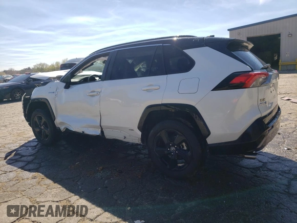 2021 Toyota RAV4 Hybrid XSE with VIN 4T3E6RFV8MU021367, listed as a Copart auction lot 49227505 with 78,772 mi miles and Salvage title. Bid and sale history available at DreamBid. Image 2.