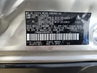 2024 Toyota bZ4X XLE with VIN JTMABACA4RA088146, listed as a Copart auction lot 43629625 with 849 mi miles and Salvage Title. Bid and sale history available at DreamBid. Image 13.