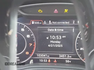 2017 Audi A4 Premium Plus with VIN WAUENAF45HN019873, listed as a IAAI auction lot 42081103 with 103,041 mi miles. Bid and sale history available at carsss.com. Image 7.