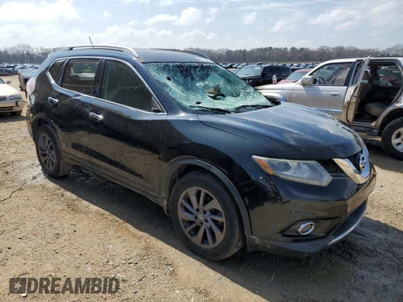 2016 Nissan Rogue SL with VIN 5N1AT2MT9GC770360, listed as a Copart auction lot 49128465 with 157,934 mi miles and Salvage Title. Bid and sale history available at carsss.com. Image 4.