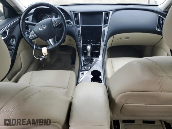 2016 Infiniti Q50 3.0t Premium with VIN JN1EV7AR5GM344216, listed as a Copart auction lot 49312195 with 141,899 mi miles and Salvage Title. Bid and sale history available at carsss.com. Image 8.
