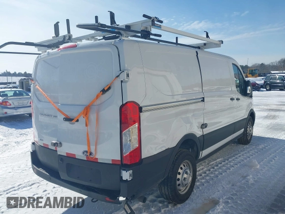 2024 Ford Transit Cargo with VIN 1FTBR2Y83RKA54611, listed as a IAAI auction lot 41349327 with 4,371 mi miles and . Bid and sale history available at DreamBid. Image 4.