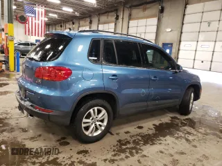 2017 Volkswagen Tiguan S z VIN WVGBV7AX4HK039281, wystawiony jako Copart lot #88013955 z przebiegiem 88 878 mil mil oraz Szkoda całkowita • Salvage title. Historia ofert i sprzedaży dostępna na DreamBid. Obrazek 3.