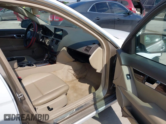 2009 Mercedes-Benz C 300 Sport with VIN WDDGF54X79R074158, listed as a IAAI auction lot 42353528 with 158,122 mi miles and . Bid and sale history available at DreamBid. Image 5.