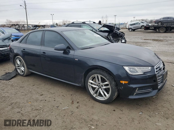 2017 Audi A4 Season of Audi Premium with VIN WAUDNAF47HN049517, listed as a Copart auction lot 44347415 with 109,739 mi miles and Salvage Title. Bid and sale history available at carsss.com. Image 4.