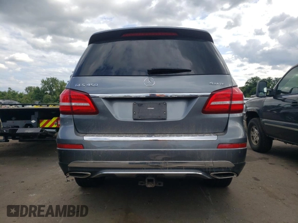 2017 Mercedes-Benz GLS 450 with VIN 4JGDF6EE5HA981130, listed as a Copart auction lot 68525144 with Not Provided miles and Salvage Title. Bid and sale history available at DreamBid. Image 6.