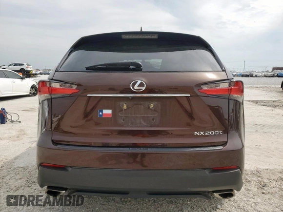 2016 Lexus NX 200t with VIN JTJYARBZ1G2023315, listed as a Copart auction lot 53618905 with 142,123 mi miles and Salvage title. Bid and sale history available at DreamBid. Image 6.