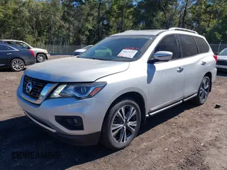 2020 Nissan Pathfinder Platinum with VIN 5N1DR2DM4LC600079, listed as a IAAI auction lot 40629524 with 89,706 mi miles. Bid and sale history available at carsss.com. Image 17.
