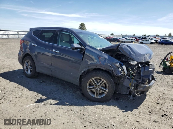 2017 Hyundai Santa Fe 2.4L with VIN 5XYZTDLB4HG428937, listed as a Copart auction lot 58637205 with 76,872 mi miles and Salvage title. Bid and sale history available at DreamBid. Image 4.