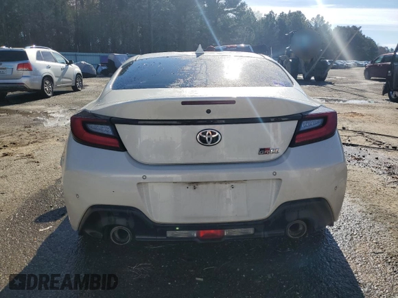 2023 Toyota 86 with VIN JF1ZNBC1XP8761886, listed as a Copart auction lot 43408215 with 36,410 mi miles and Salvage Title. Bid and sale history available at carsss.com. Image 6.