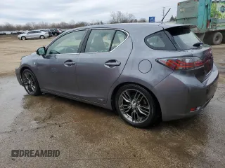 2012 Lexus CT 200h with VIN JTHKD5BH9C2059570, listed as a Copart auction lot 43745135 with 228,222 mi miles and Salvage title. Bid and sale history available at DreamBid. Image 2.