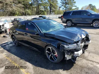 2018 Honda Accord Sedan Sport 1.5T with VIN 1HGCV1F37JA020460, listed as a Copart auction lot 49232435 with 163,570 mi miles and Salvage Title. Bid and sale history available at carsss.com. Image 4.