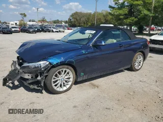 2016 BMW 2 Series 228i xDrive with VIN WBA1L9C50GV324969, listed as a Copart auction lot 72618854 with 71,300 mi miles and Salvage Title. Bid and sale history available at carsss.com. Image 1.