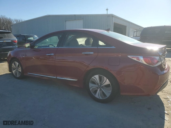 2014 Hyundai Sonata Hybrid Limited with VIN KMHEC4A42EA109448, listed as a Copart auction lot 87617125 with 106,619 mi miles and Clean Title. Bid and sale history available at carsss.com. Image 2.