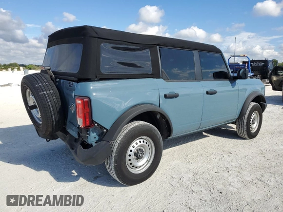 2023 Ford Bronco with VIN 1FMDE5BH2PLA98570, listed as a Copart auction lot 86015914 with 10,262 mi miles and Salvage Title. Bid and sale history available at DreamBid. Image 3.