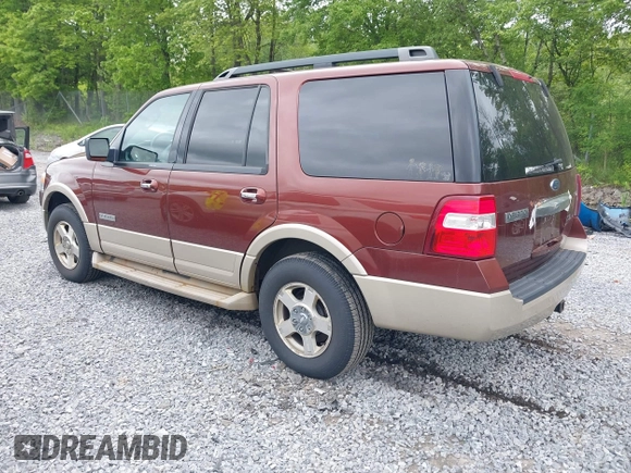 2007 Ford Expedition Eddie Bauer with VIN 1FMFU18527LA61052, listed as a IAAI auction lot 42358316 with 163,531 mi miles and . Bid and sale history available at DreamBid. Image 3.
