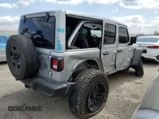 2024 Jeep Wrangler Sport S z VIN 1C4PJXDGXRW289295, wystawiony jako Copart lot #49031105 z przebiegiem 3 358 mil mil oraz Szkoda całkowita • Salvage title. Historia ofert i sprzedaży dostępna na DreamBid. Obrazek 3.