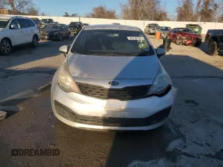 2015 Kia Rio LX with VIN KNADM4A30F6484857, listed as a Copart auction lot 46758725 with 131,930 mi miles and Salvage Title. Bid and sale history available at carsss.com. Image 5.