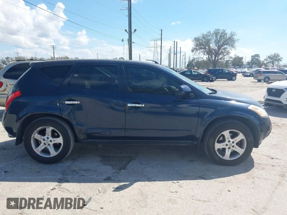 2003 Nissan Murano SL with VIN JN8AZ08T43W122455, listed as a IAAI auction lot 41560795 with 137,655 mi miles and . Bid and sale history available at DreamBid. Image 13.