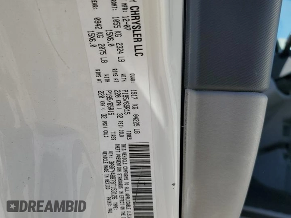 2008 Chrysler PT Cruiser with VIN 3A8FY48B78T153126, listed as a Copart auction lot 81294494 with 31,213 mi miles and Salvage Title. Bid and sale history available at DreamBid. Image 12.