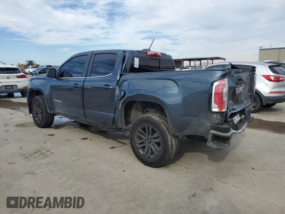2019 GMC Canyon 2WD SLE with VIN 1GTG5CEN5K1331384, listed as a Copart auction lot 43317035 with 38,542 mi miles and Salvage Title. Bid and sale history available at carsss.com. Image 2.
