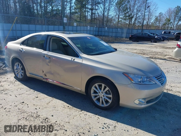 2012 Lexus ES with VIN JTHBK1EG2C2506290, listed as a IAAI auction lot 41738575 with 90,434 mi miles. Bid and sale history available at carsss.com. Image 1.
