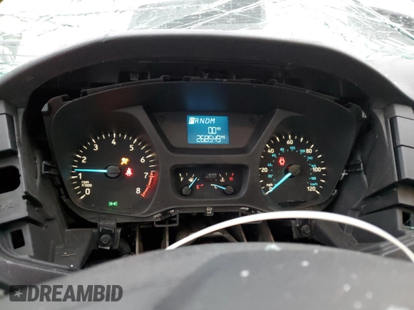 2017 Ford Transit with VIN 1FTYR2CM1HKB27147, listed as a Copart auction lot 46794355 with 268,549 mi miles and Salvage title. Bid and sale history available at DreamBid. Image 9.