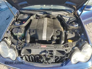 2005 Mercedes-Benz C 240 with VIN WDBRF61J55F577772, listed as a Copart auction lot 87605215 with 148,307 mi miles and Salvage Title. Bid and sale history available at DreamBid. Image 12.