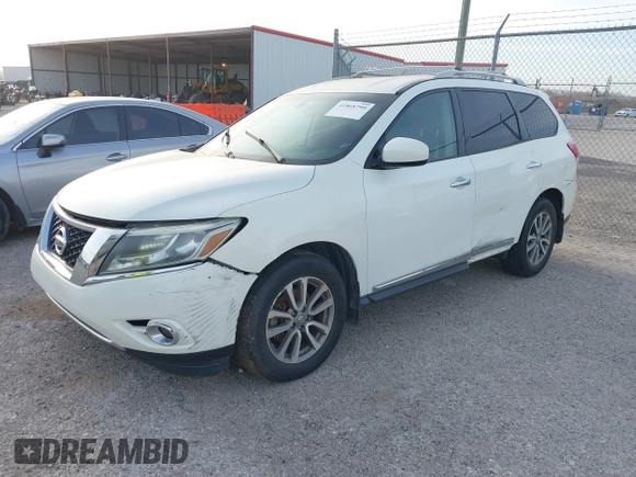2014 Nissan Pathfinder S with VIN 5N1AR2MM7EC689345, listed as a IAAI auction lot 41868799 with 101,068 mi miles and . Bid and sale history available at DreamBid. Image 2.