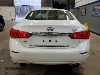 2017 Infiniti Q50 3.0t Sport with VIN JN1EV7AR1HM834878, listed as a Copart auction lot 50306635 with 81,302 mi miles and Salvage Title. Bid and sale history available at carsss.com. Image 6.