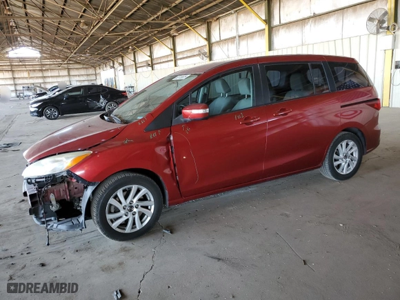 2015 Mazda Mazda5 Sport with VIN JM1CW2BL6F0184853, listed as a Copart auction lot 53713625 with 92,721 mi miles and Salvage Title. Bid and sale history available at carsss.com. Image 1.