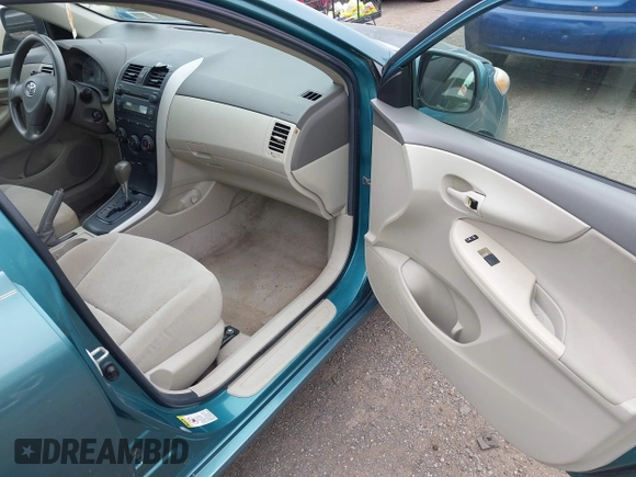 2009 Toyota Corolla with VIN 2T1BU40E39C019144, listed as a IAAI auction lot 42605037 with 178,088 mi miles and . Bid and sale history available at DreamBid. Image 5.