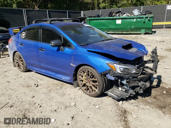 2018 Subaru WRX STI with VIN JF1VA2N65J9822968, listed as a Copart auction lot 70933573 with 102,522 mi miles. Bid and sale history available at carsss.com. Image 4.