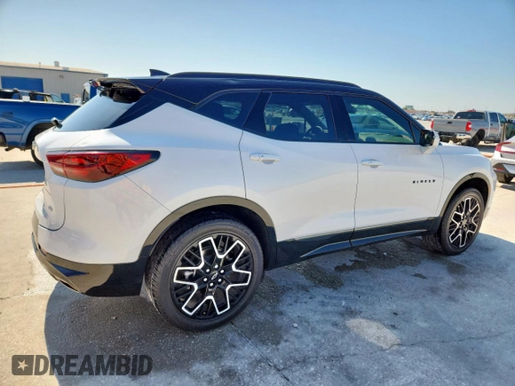 2023 Chevrolet Blazer RS с VIN 3GNKBERS0PS229485, выставлен на аукционе Copart как лот 61168195 с пробегом 19 341 миль миль и Списание • Salvage title. История ставок и продаж доступна на DreamBid. Изображение 3.