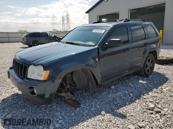 2005 Jeep Grand Cherokee Laredo with VIN 1J4HR48N75C639122, listed as a Copart auction lot 54394425 with 206,481 mi miles and Salvage title. Bid and sale history available at DreamBid. Image 1.