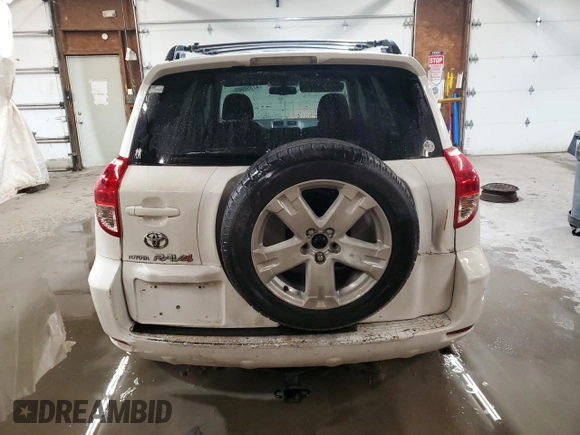 2006 Toyota RAV4 Sport with VIN JTMBK32V765009643, listed as a Copart auction lot 47358905 with 123,255 mi miles and Salvage Title. Bid and sale history available at carsss.com. Image 6.