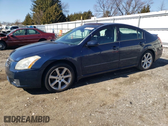 2007 Nissan Maxima 3.5 SE with VIN 1N4BA41E07C827776, listed as a Copart auction lot 86473474 with 167,047 mi miles and Salvage Title. Bid and sale history available at carsss.com. Image 1.