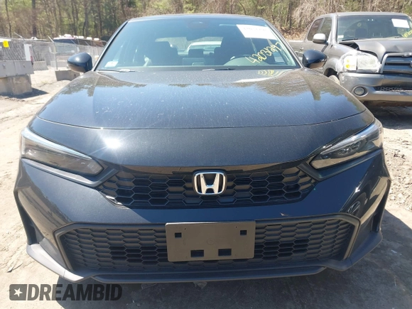2025 Honda Civic Sport with VIN 2HGFE2F5XSH554687, listed as a IAAI auction lot 42031297 with 1,619 mi miles and . Bid and sale history available at DreamBid. Image 12.