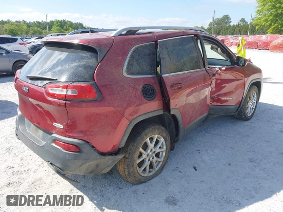 2017 Jeep Cherokee Latitude with VIN 1C4PJLCS6HW604607, listed as a IAAI auction lot 42026228 with 164,934 mi miles and . Bid and sale history available at carsss.com. Image 4.